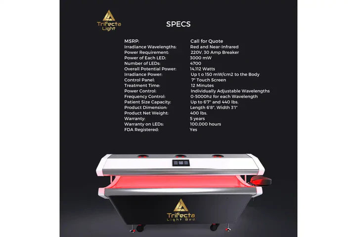 Sparx Red Light Therapy Bed